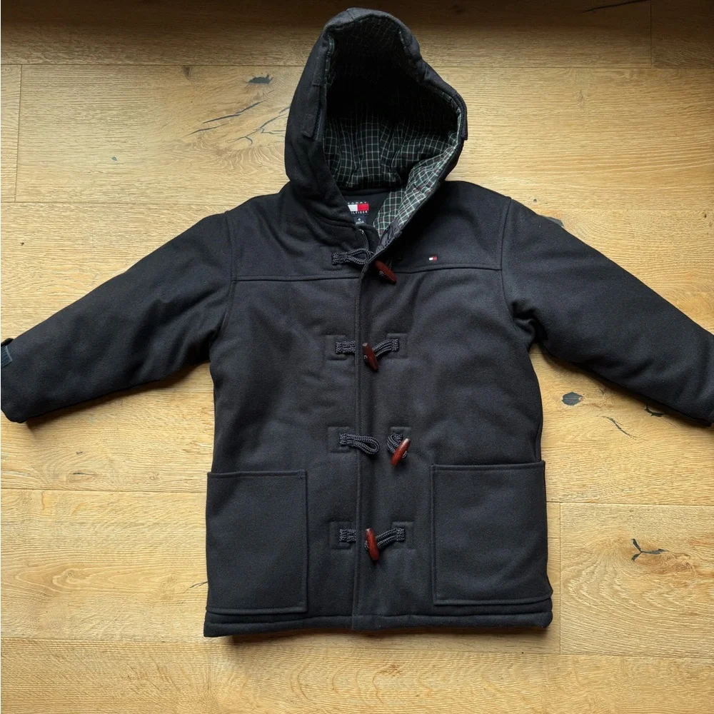 🔥NEW🔥Boys sz 6 Wool Duffel Coat TOMMY HILFIGER price firm!